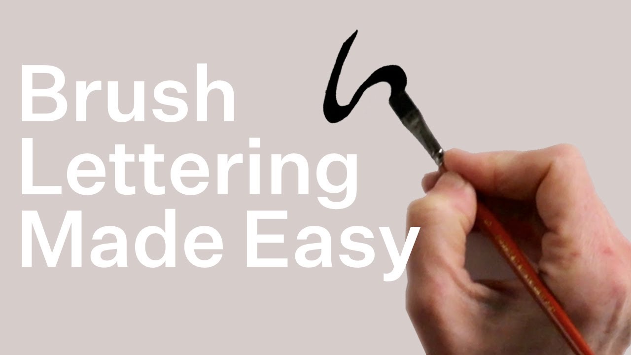 Brush Lettering Made Easy