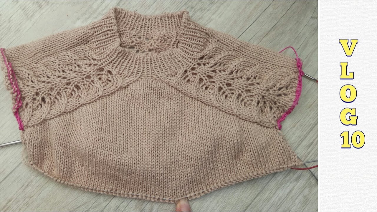 Вязальный VLOG#10 // Длительная пауза в вязании//Начала Sunday sweater