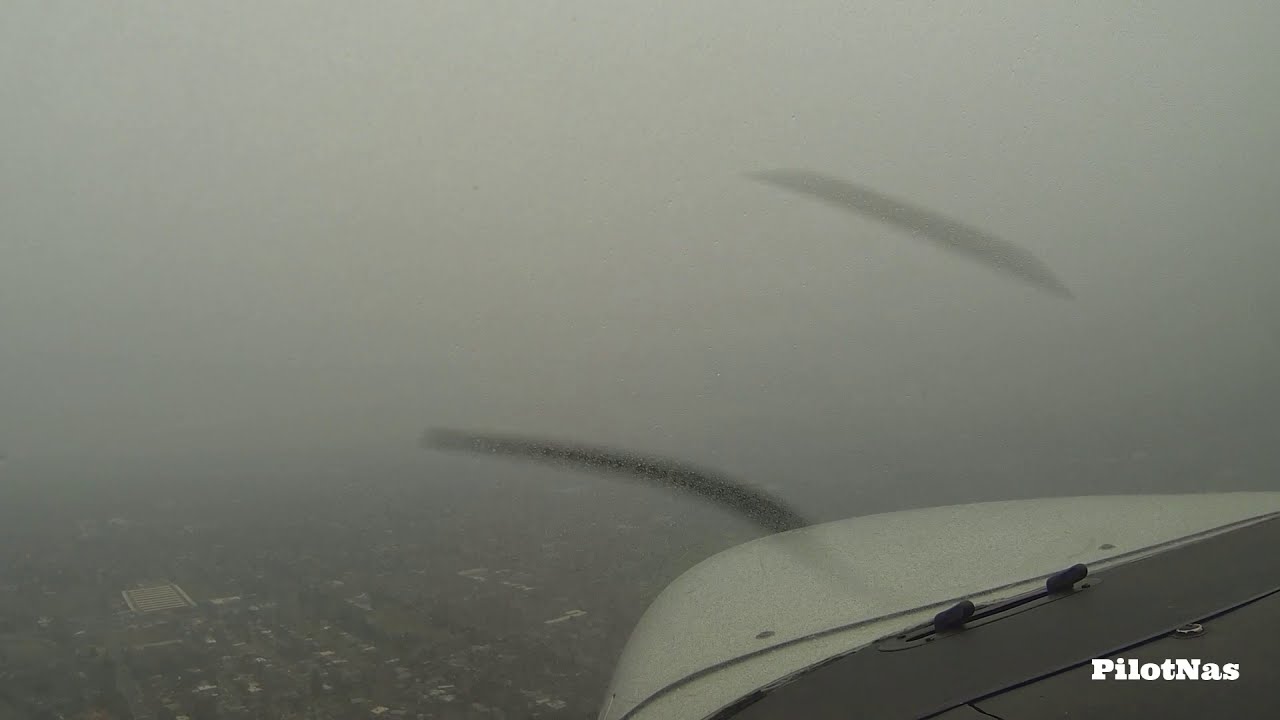 Short - After takeoff Visibility drops to Zero at KSAC | PilotNas
