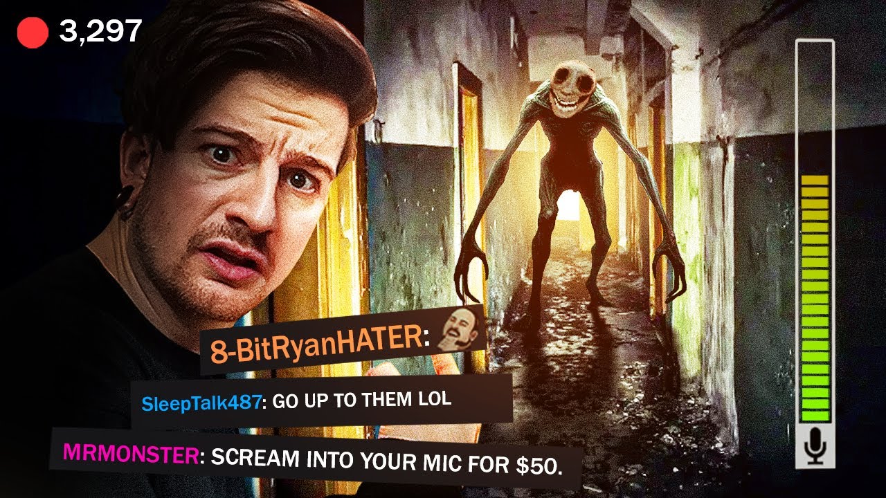 A HORROR GAME WHERE AN A.I CHAT CAN HEAR MY MIC & I HAVE TO KEEP THEM ENTERTAINED OR ELSE..