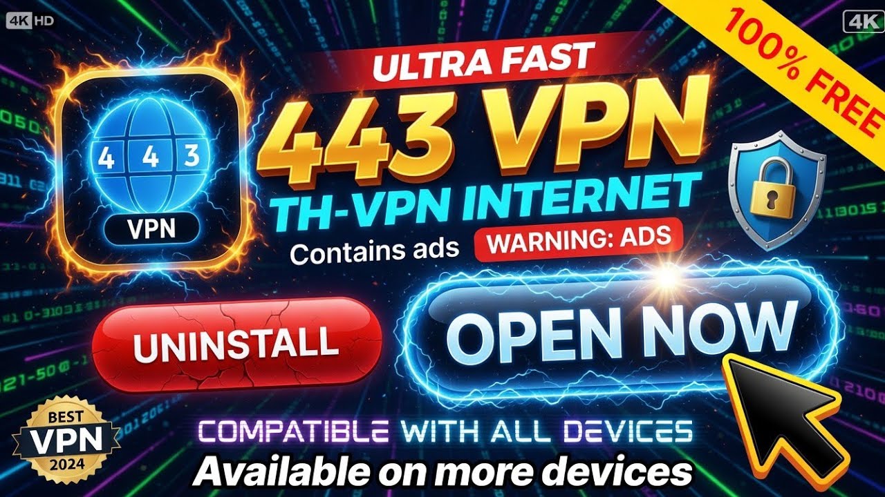 How to setup 443 VPN with udp settings for Speed & Online Protection