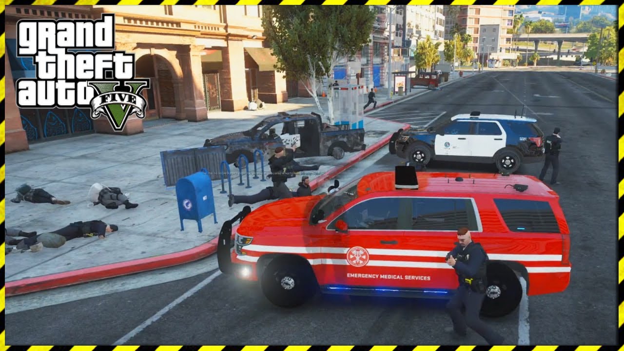 🔴 WIELKA ZADYMA W CENTRUM MIASTA!! - GTA 5 ROLEPLAY