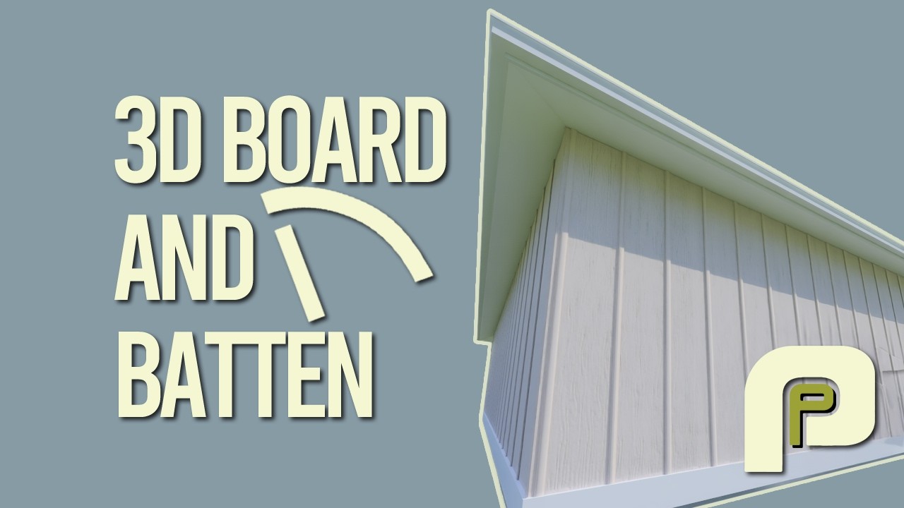 Chief Architect With The Pro Plan   3d Board And Batten Walls