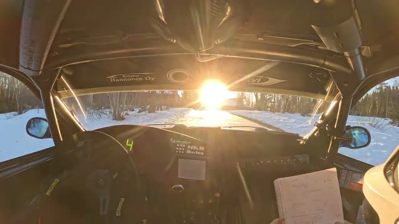 3.n Kaupan Ralli Savitaipale Ek1 Hellström -Järvi, BMW M3