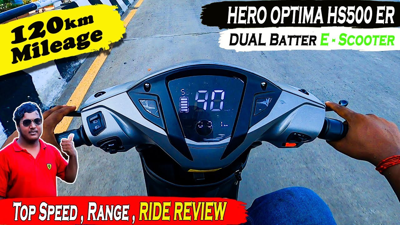 Hero Electric Optima HS500 ER Ride Review | 50km Top Speed | 120km Range | தமிழ் | Rider Machine