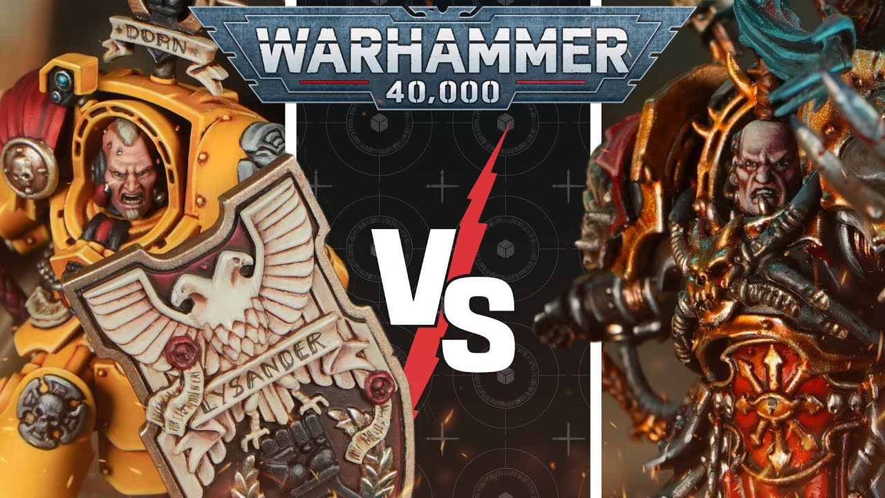 Imperial Fists vs Chaos Space Marines | Warhammer 40k Battle Report