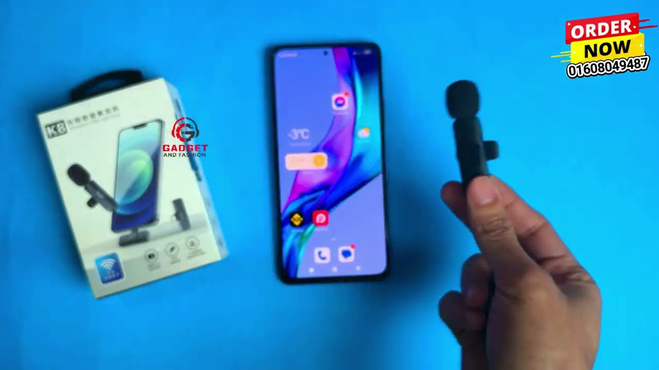 K8 Wireless Microphone Connect To Phone || K8 Wireless Microphone Kaisa Use Kare