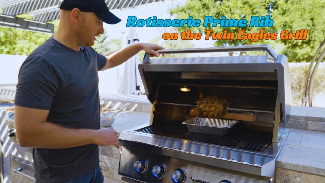 Rotisserie Prime Rib on the Twin Eagles Grill