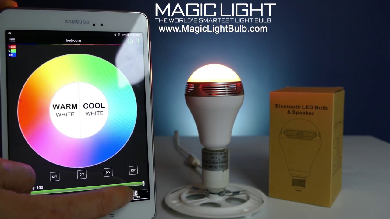 How to setup your MagicLight bluetooth speaker bulb