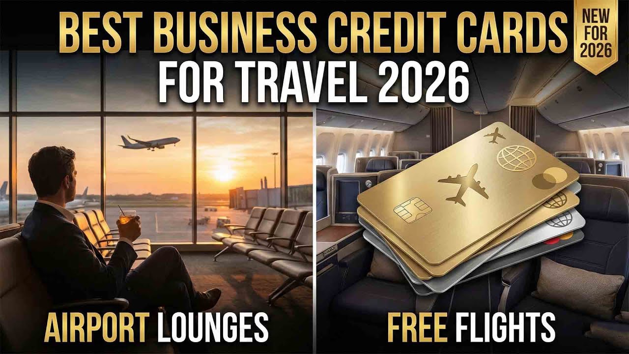 Best Business Credit Cards for Travel 2026: Airport Lounges & Free Flights
