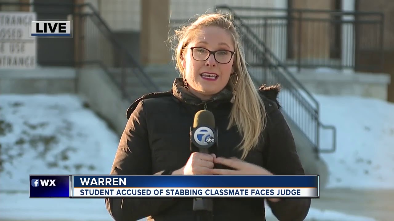 Teen charged in deadly stabbing of girl at Warren Fitzgerald High School to appear in court