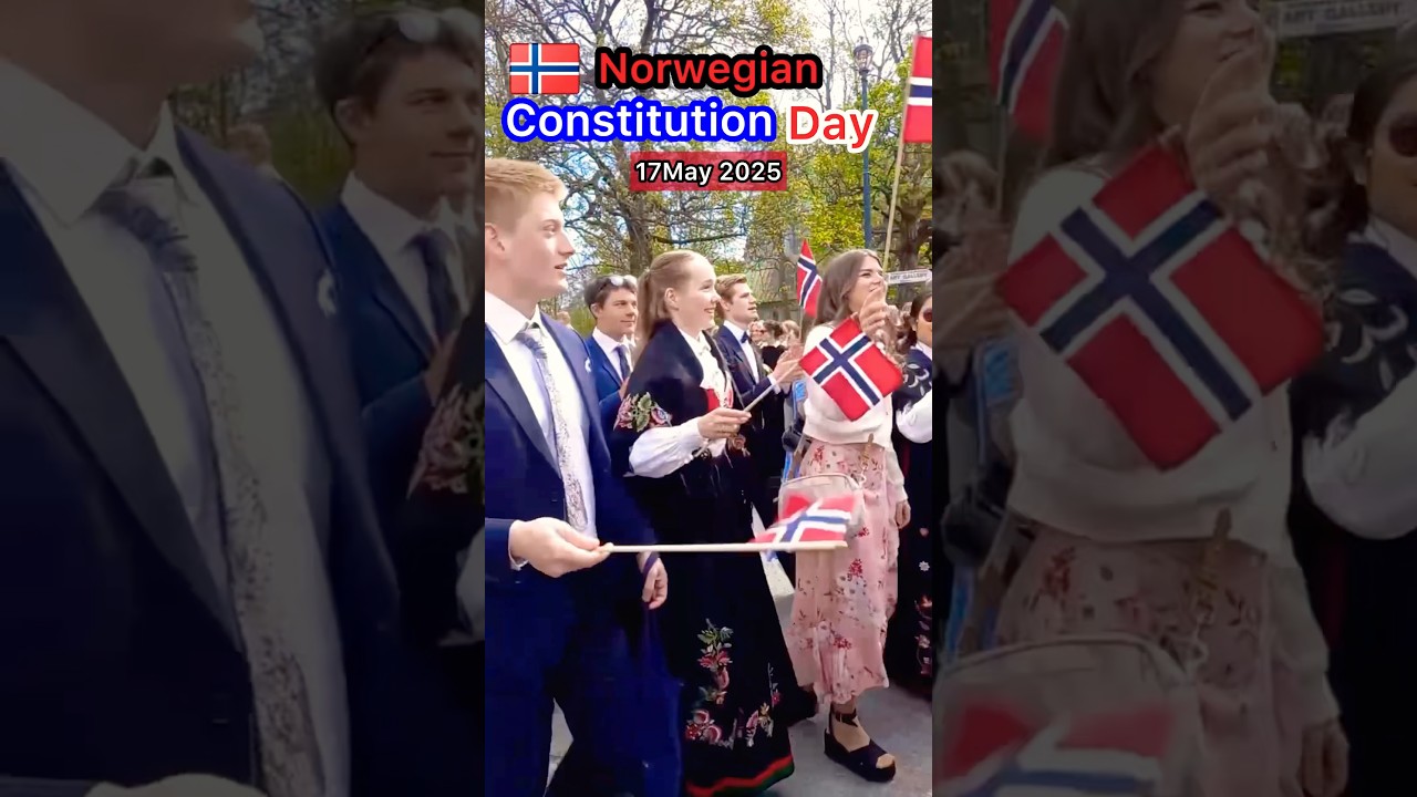Trondheim-Norway🇳🇴 Constitution Day | 17 May #shorts #shortvideo #trondheim #norway #constitution