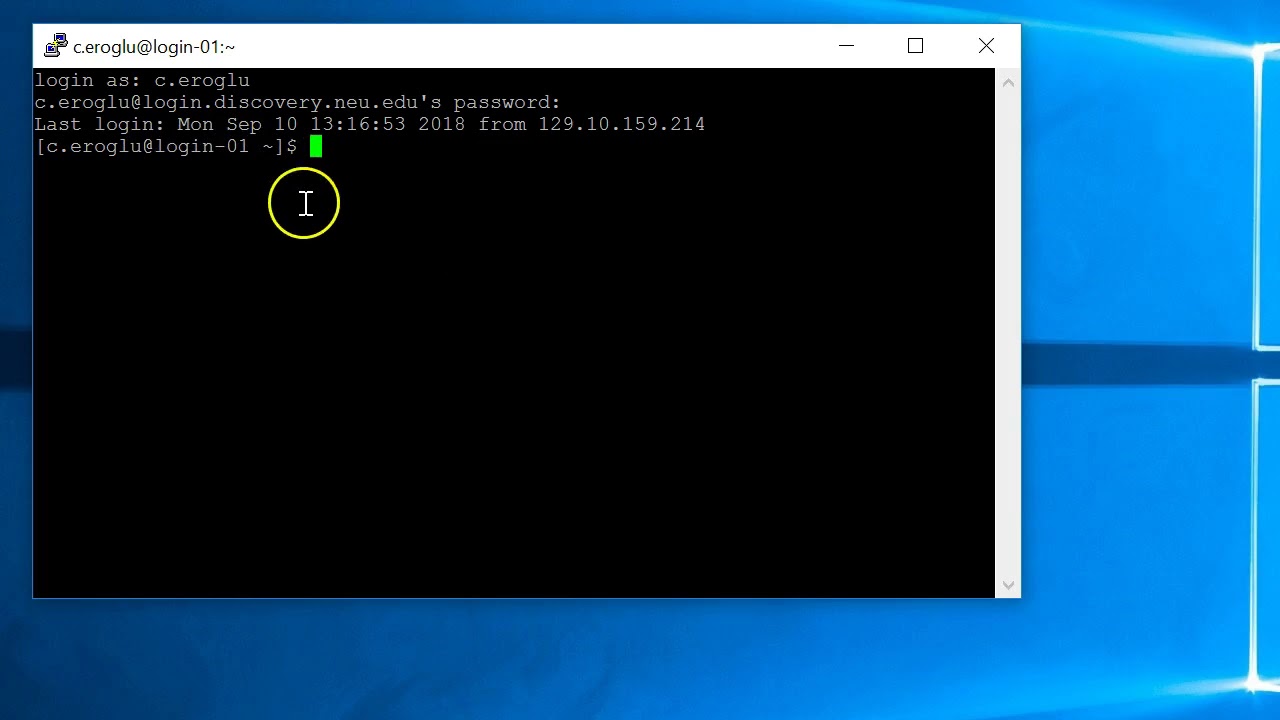 Discovery Login and File Transfer
