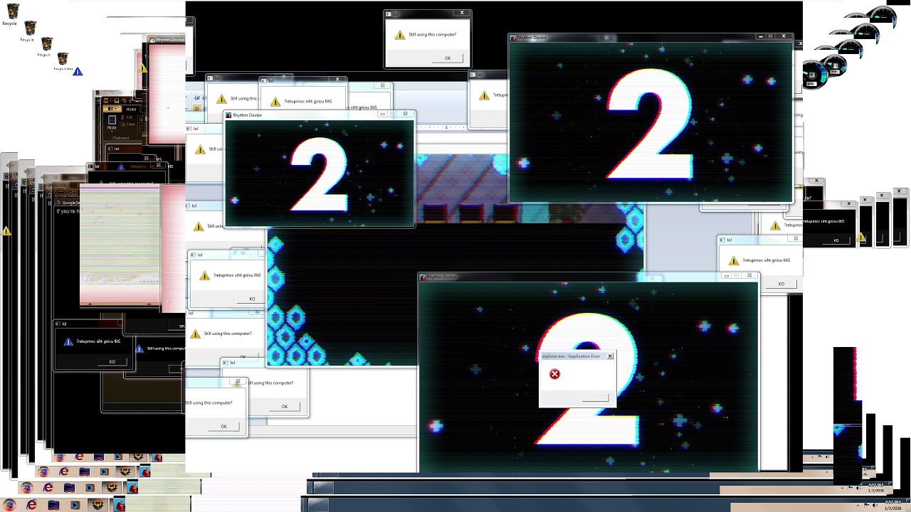 Beating Rhythm Doctor's Finale with the MEMZ Trojan
