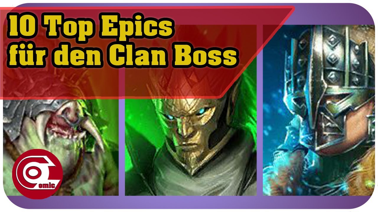 10 top Epics für ein Clan Boss Team | RAID Shadow Legends | Ocomic