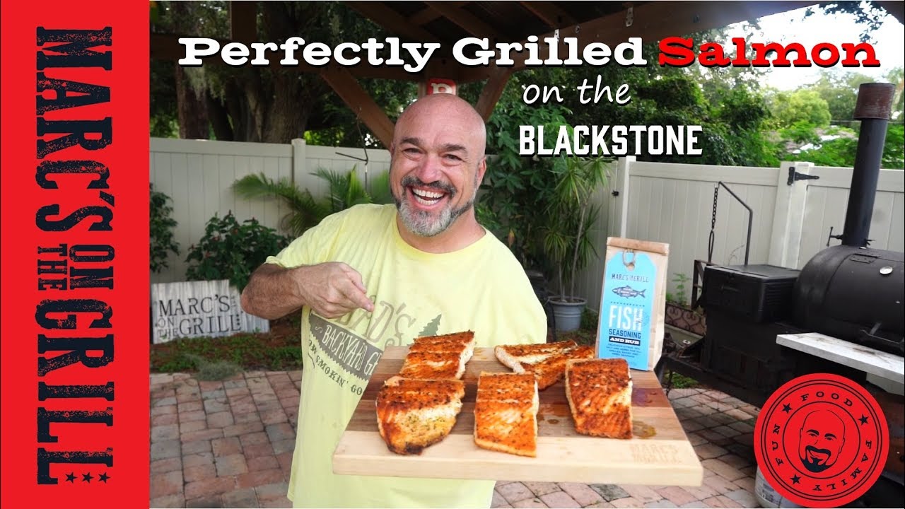 Лосось на гриле на Blackstone с рыбной приправой MotG