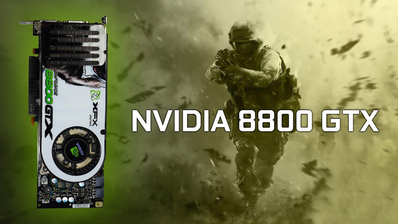 NVIDIA 8800 GTX 768 MB - CALL OF DUTY 4: MODERN WARFARE (2007)