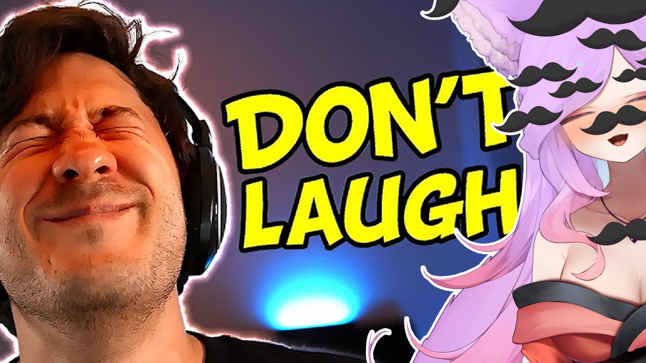 Try Not to Laugh Challenge #1 feat. Markiplier | Vtuber Reacts