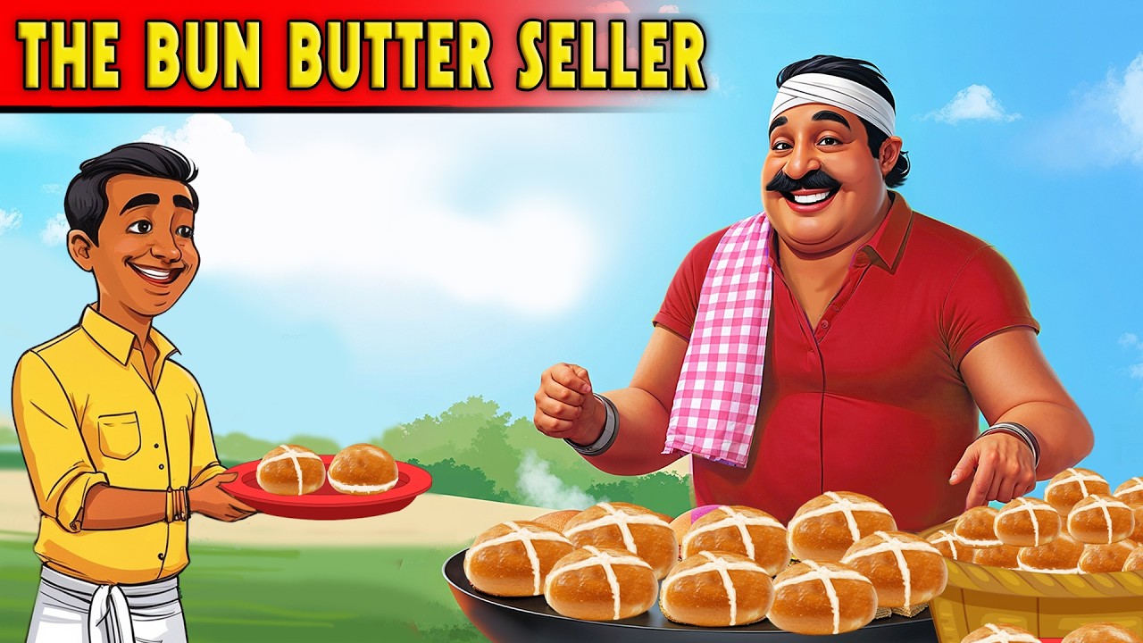 The Bun Butter Seller | Learn English | English Stories | English Animated Stories | Moral Stories