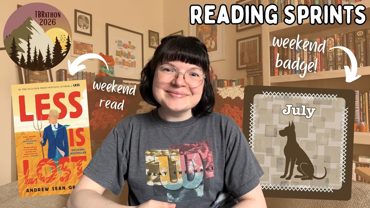 Read & be productive with me! | TBRathon Weekend Sprints 🌈☀️