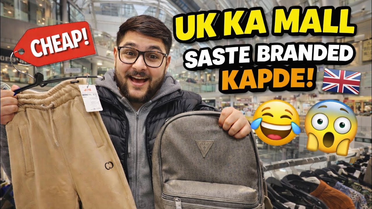 UK Mall Shopping Vlog 🇬🇧 | Branded Clothes at Crazy Cheap Prices! 😱