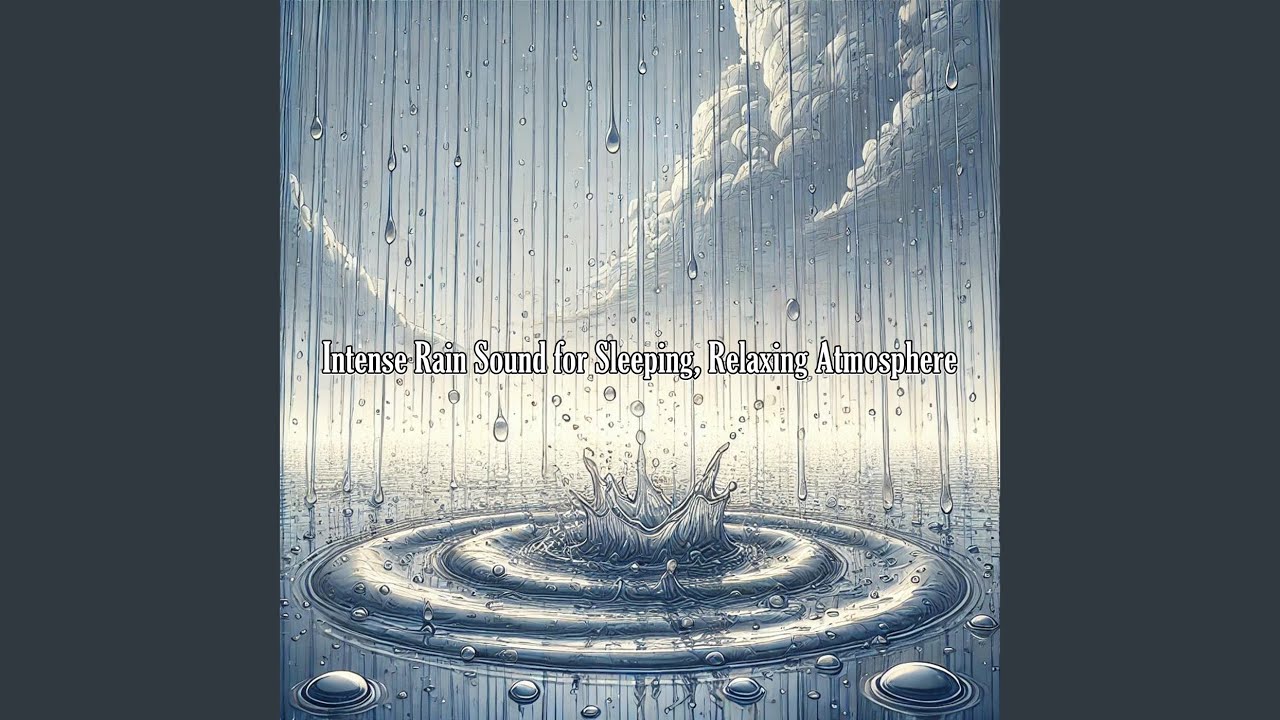 Intense Rain Sound for Sleeping, Relaxing Atmosphere
