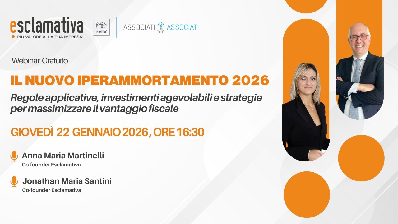 Il nuovo iperammortamento 2026