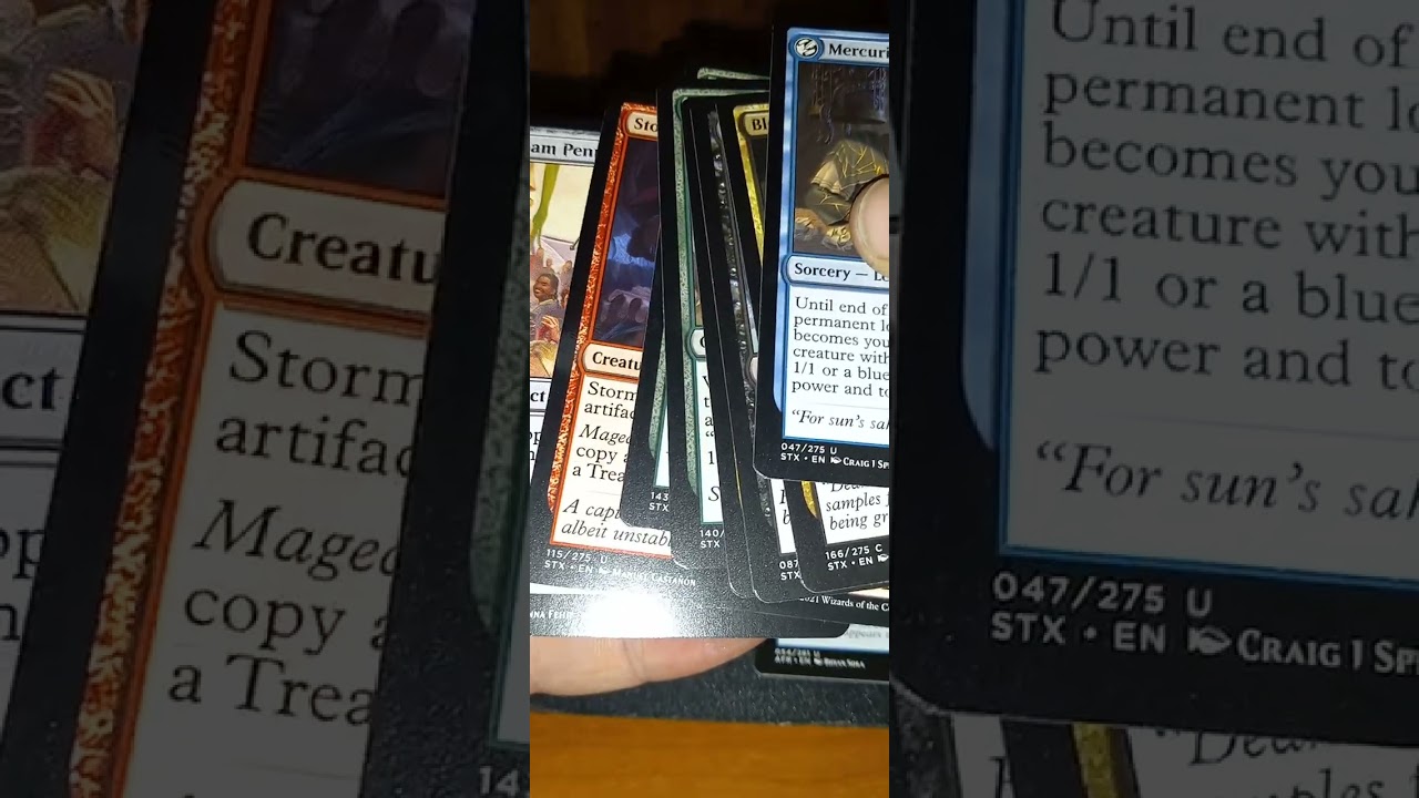 MTG  StrixHaven Set booster pack opening 