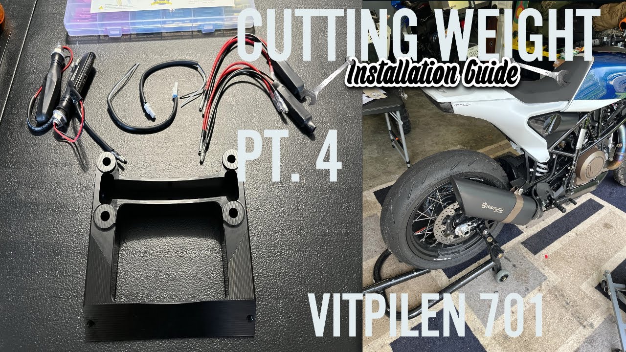 Vitpilen 701 // Installation // MNNTHBX Fender Eliminator (Tail Tidy)