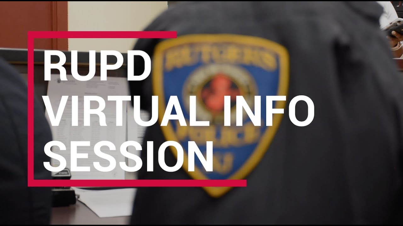 RUPD Virtual Info Session