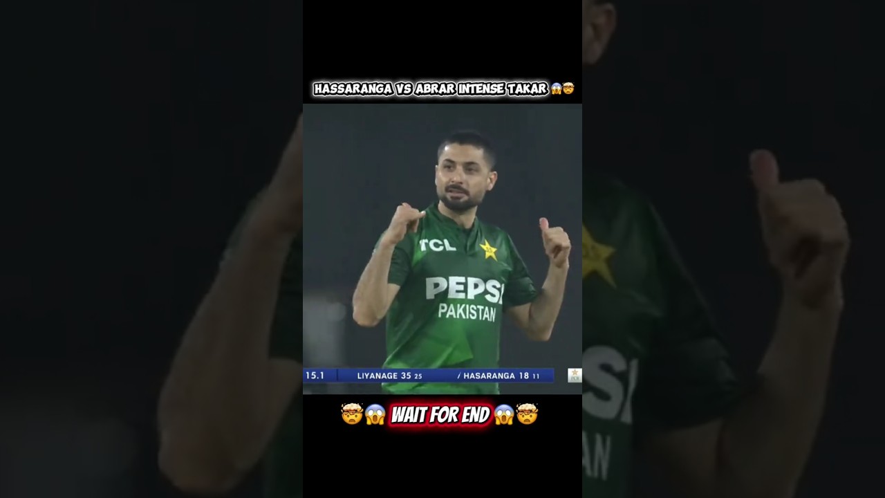 Hassaranga vs Abrar Ahmed intense Takkar 