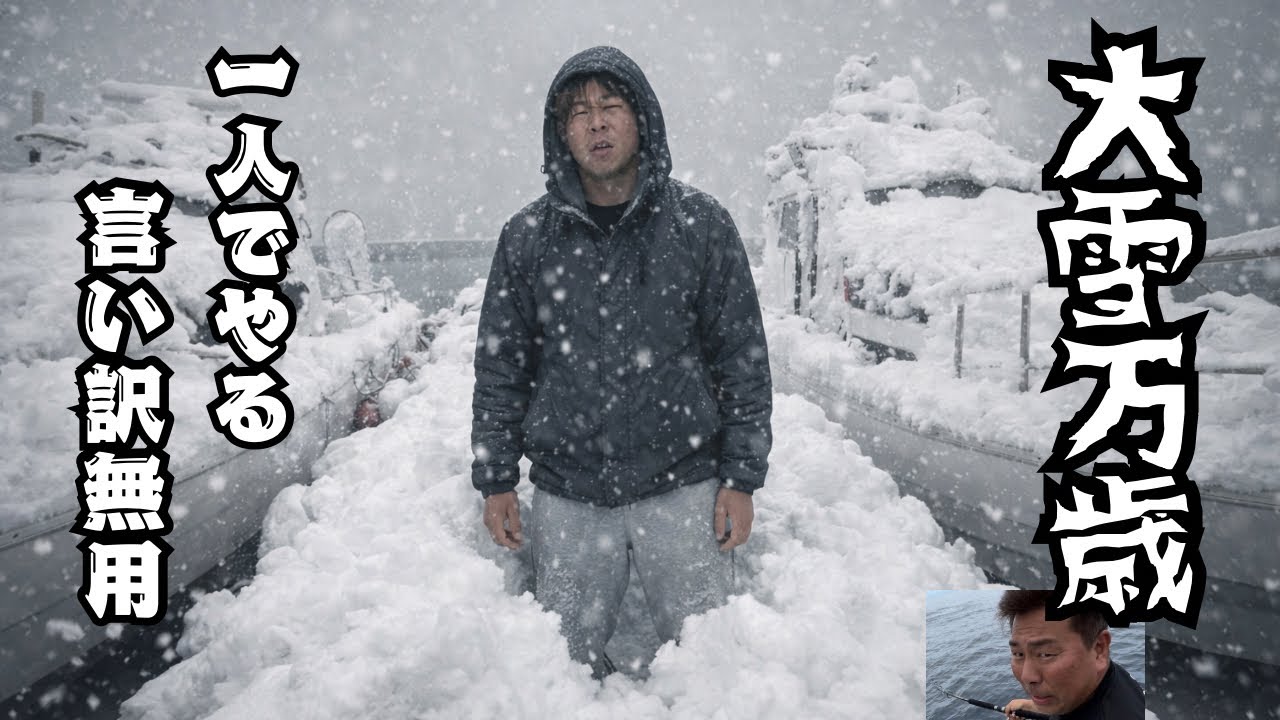 「船を救え」大雪から船2隻を救い出せ　言い訳はない！
