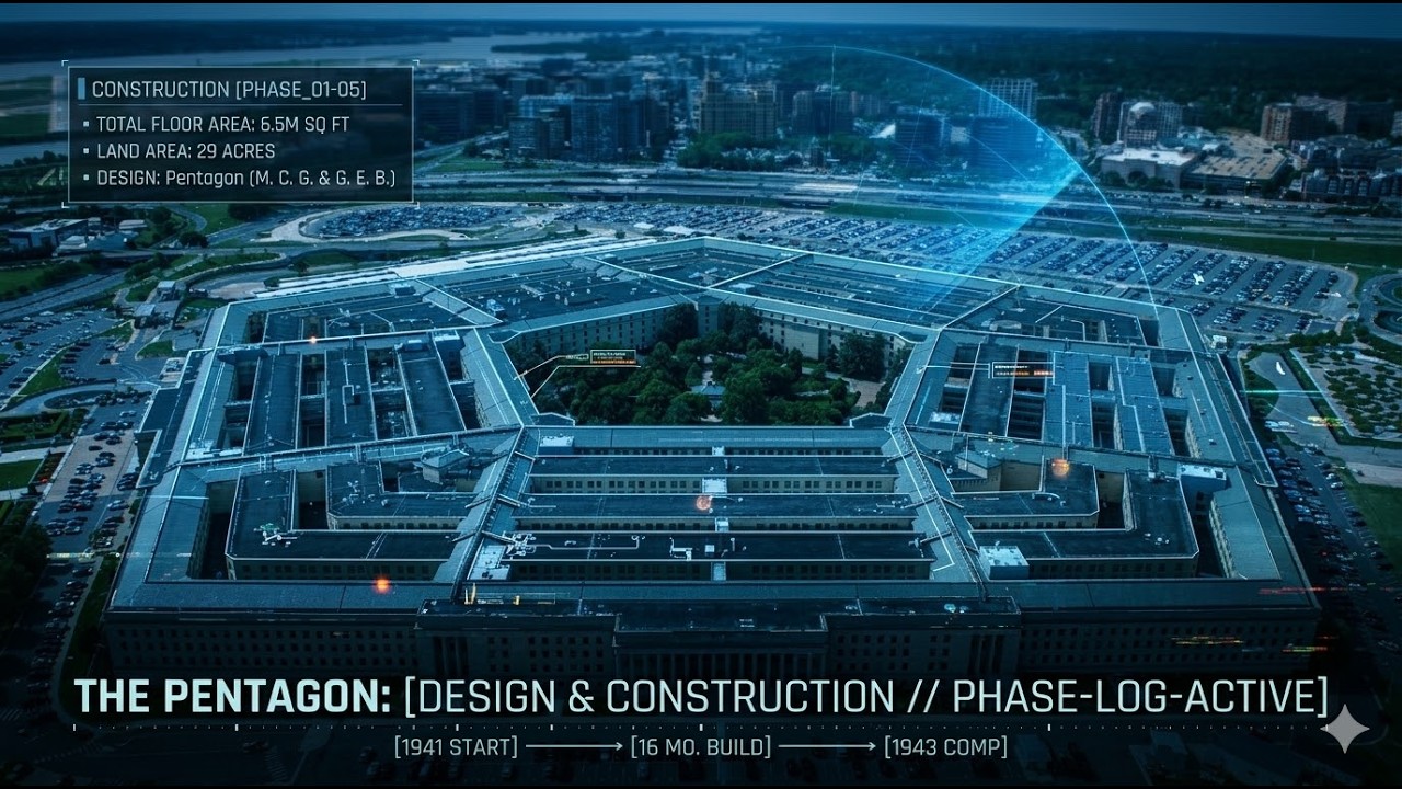The Pentagon &bull; One of the World's largest Office Buildings & US Military Headquarters