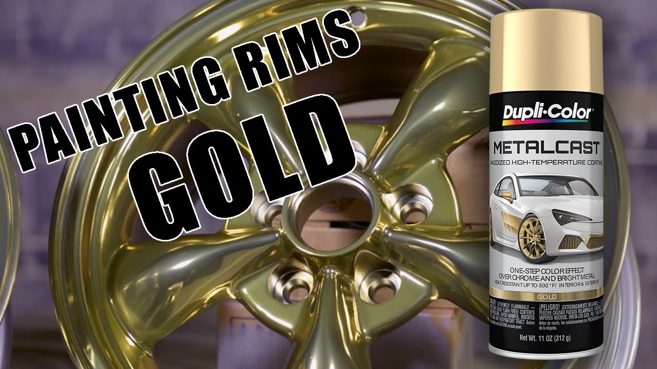 Custom Gold Wheels Made Easy with Dupli-Color Metalcast [GARAGE BOSS]