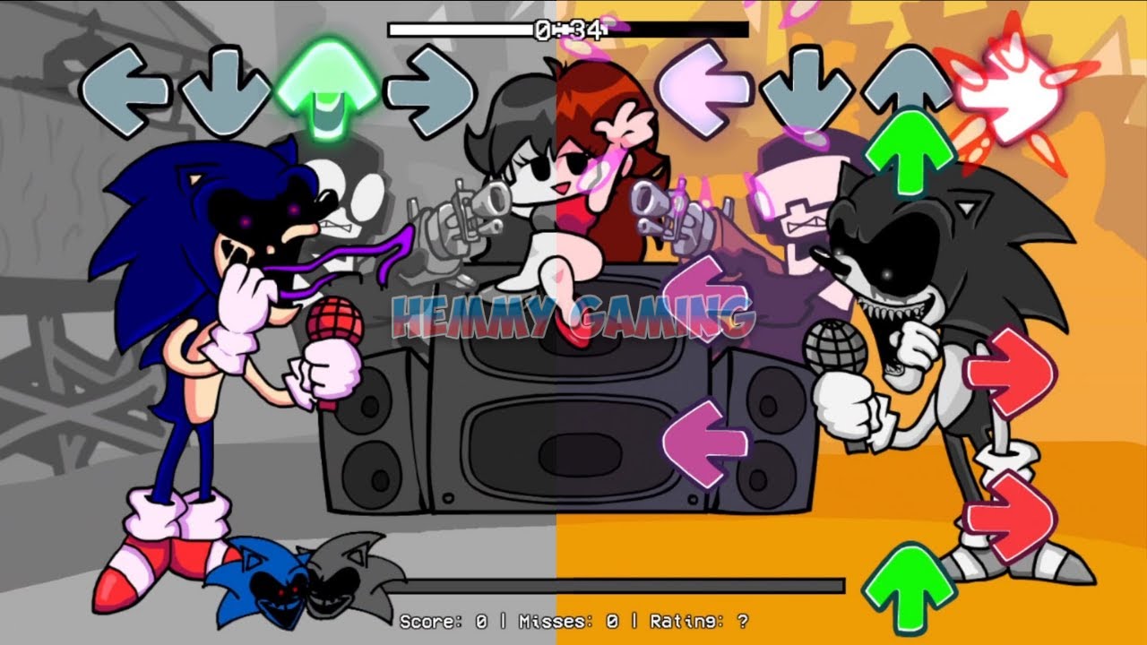 FNF Sonic Exe 2.0 sings Ugh | Tankman Sonic vs Sonic Exe FNF Mod | Friday Night Funkin'