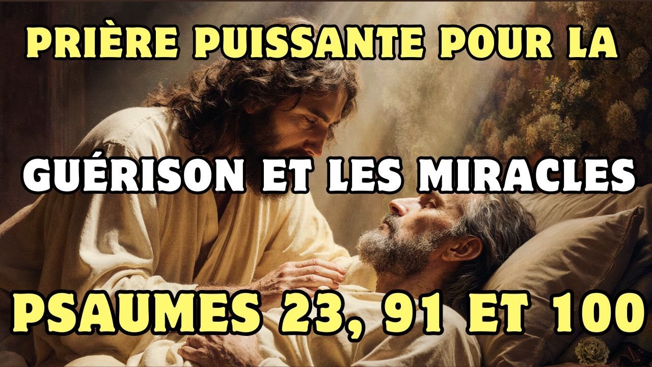 PRIÈRE PUISSANTE POUR LA GUÉRISON ET LES MIRACLES - PSAUMES 23, 91 ET 100