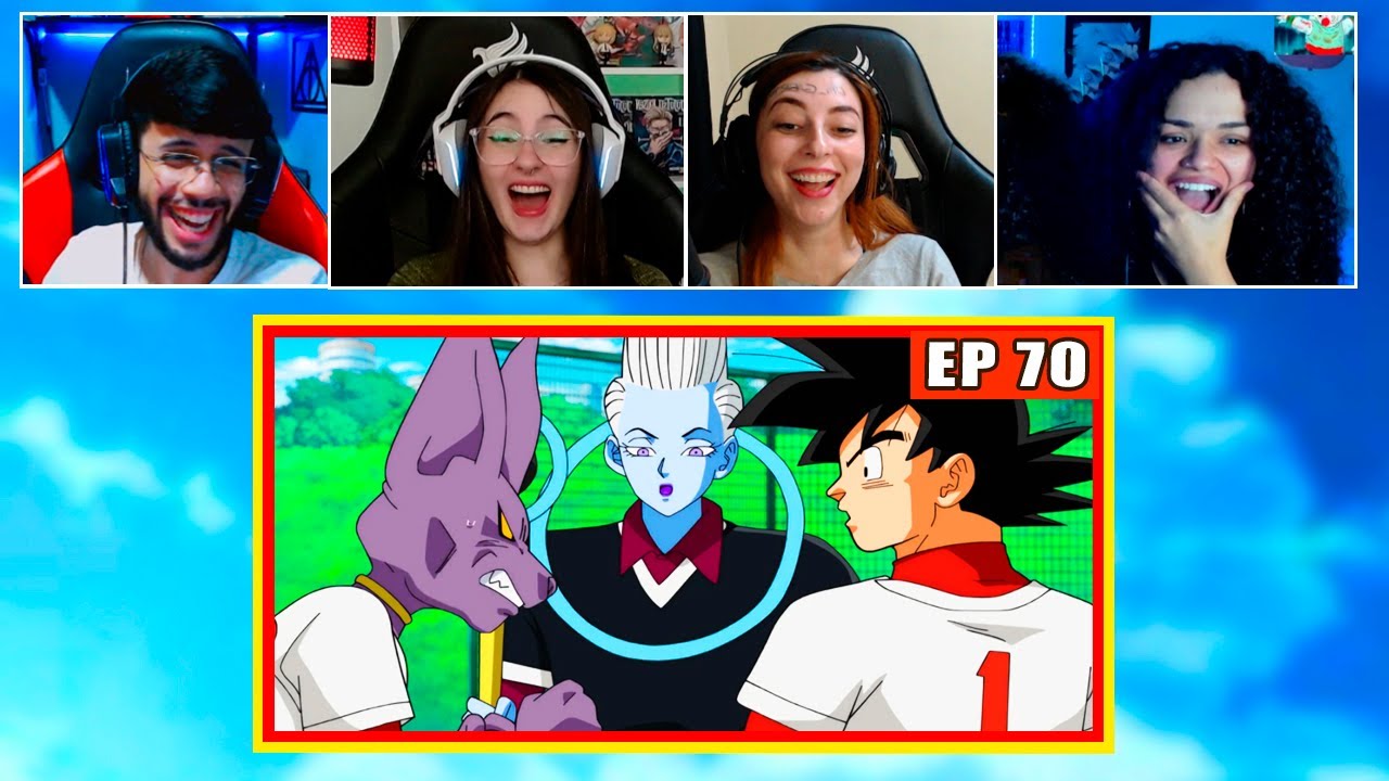 GUERREIROS Z jogando BEISEBOL | 4 Pessoas Reagindo | Dragon Ball SUPER - EP 70