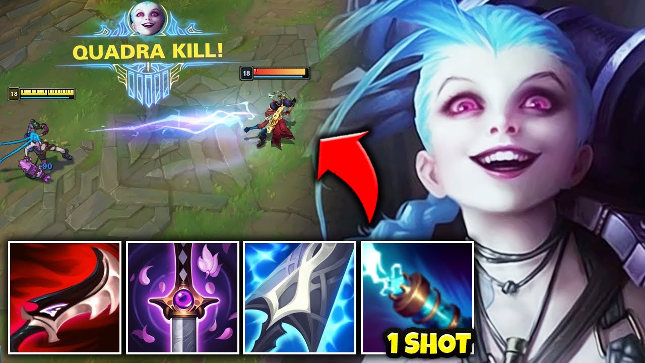 JINX BUT MY W DEALS 1000 DAMAGE AND HAS A 2 SECOND CD (SNIPER JINX)