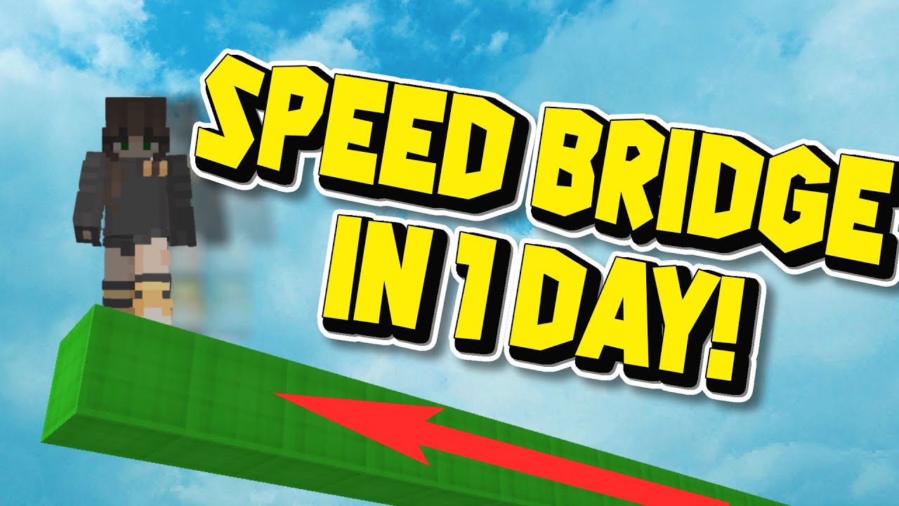 How I Learned To Speed Bridge In 1 Day On Hypixel Bedwars!
