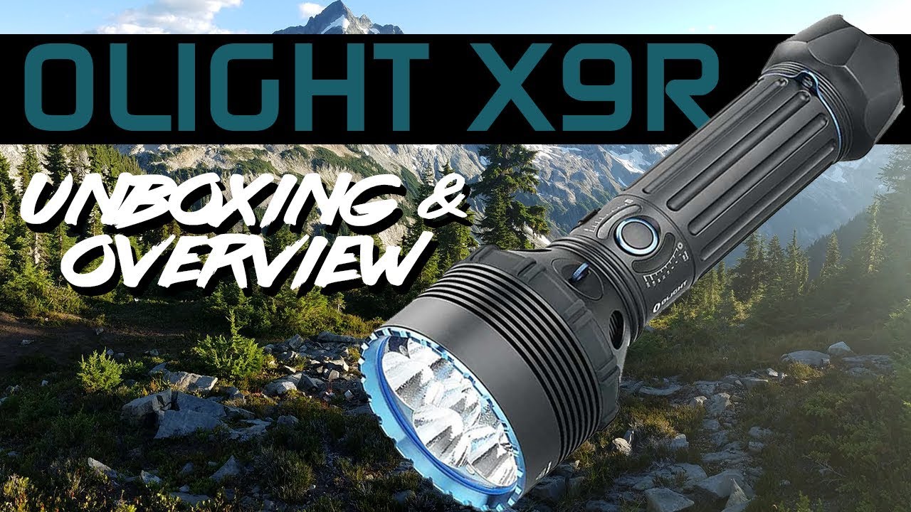 Olight X9R | Фонарик 25000 люмен &mdash; распаковка и обзор