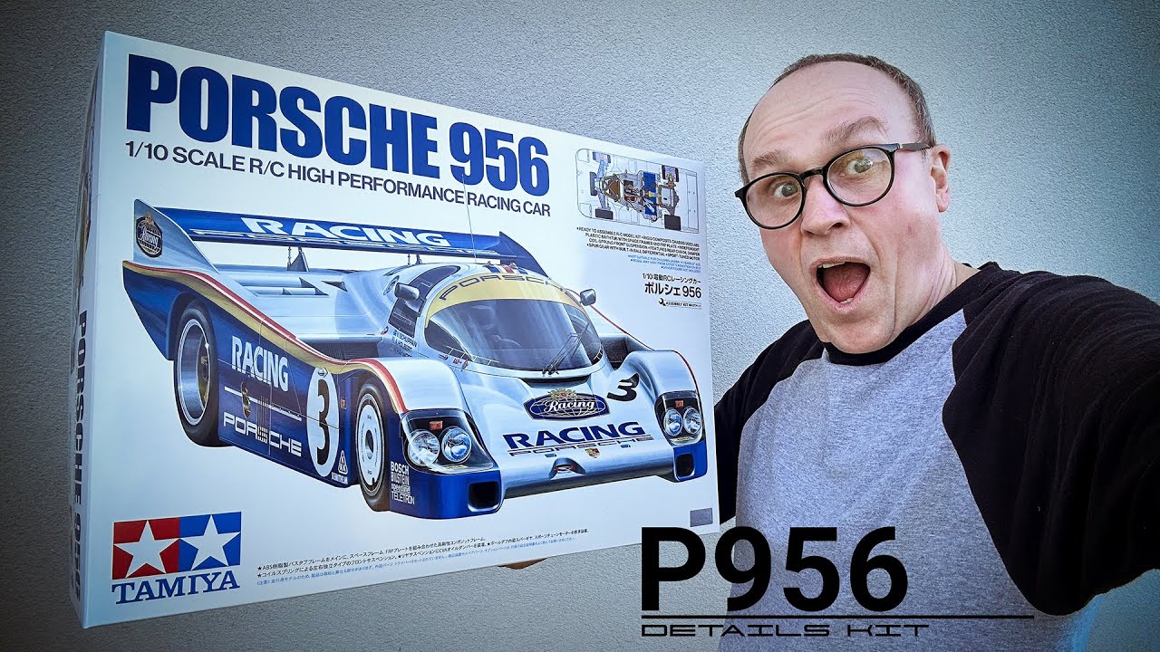 Tamiya Porsche 956 details Kit plans.