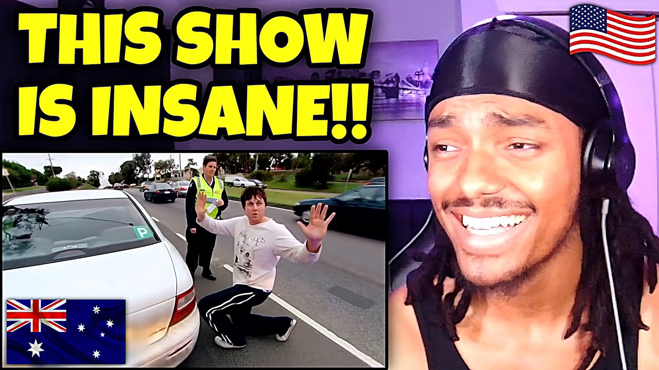 AMERICAN REACTS to Australian Cop