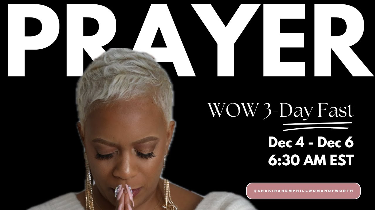 Dec Fast Day One | Command Your Morning Prayer | 12.4.25 #thewomanofworth #shakirahemphill
