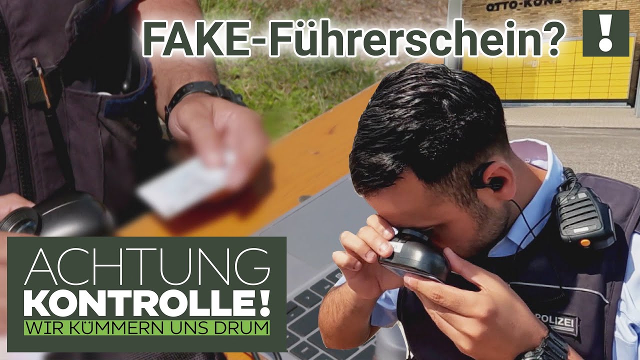 STRAFTAT Urkundenfälschung? Mann mit GEFÄLSCHTEM Führerschein unterwegs? | Achtung Kontrolle