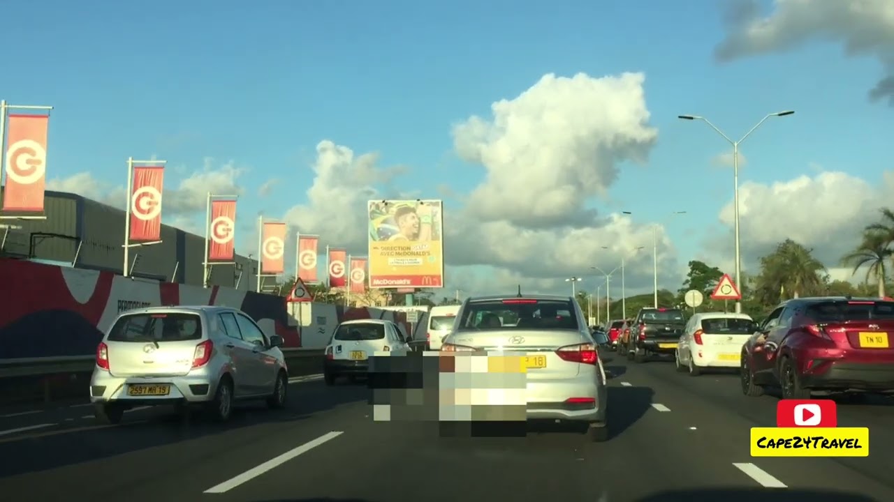Peak Time Afternoon Traffic Jam Port Louis To Verdun Link Road North Mauritius 🇲🇺 @cape24travel