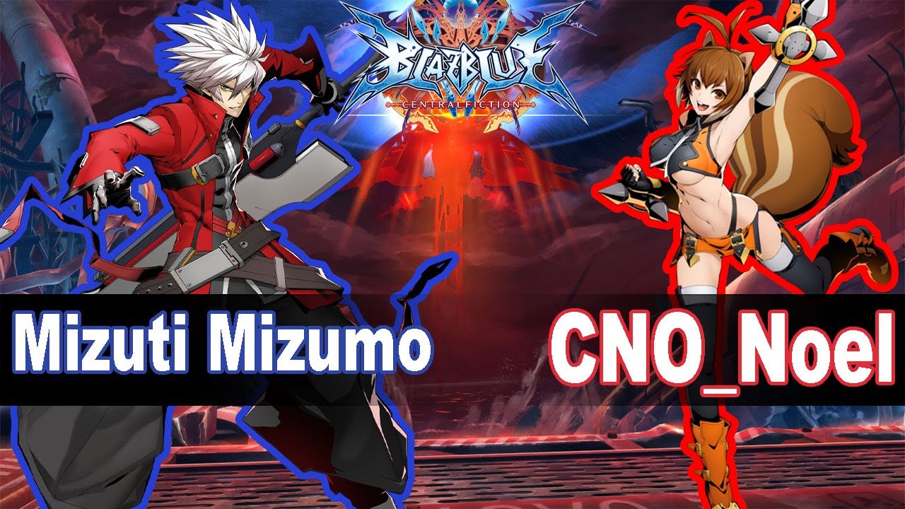 Blazblue Central Fiction Mizuti Mizumo (Ragna) vs CNO Noel (Makoto) BBCF Ranked Match