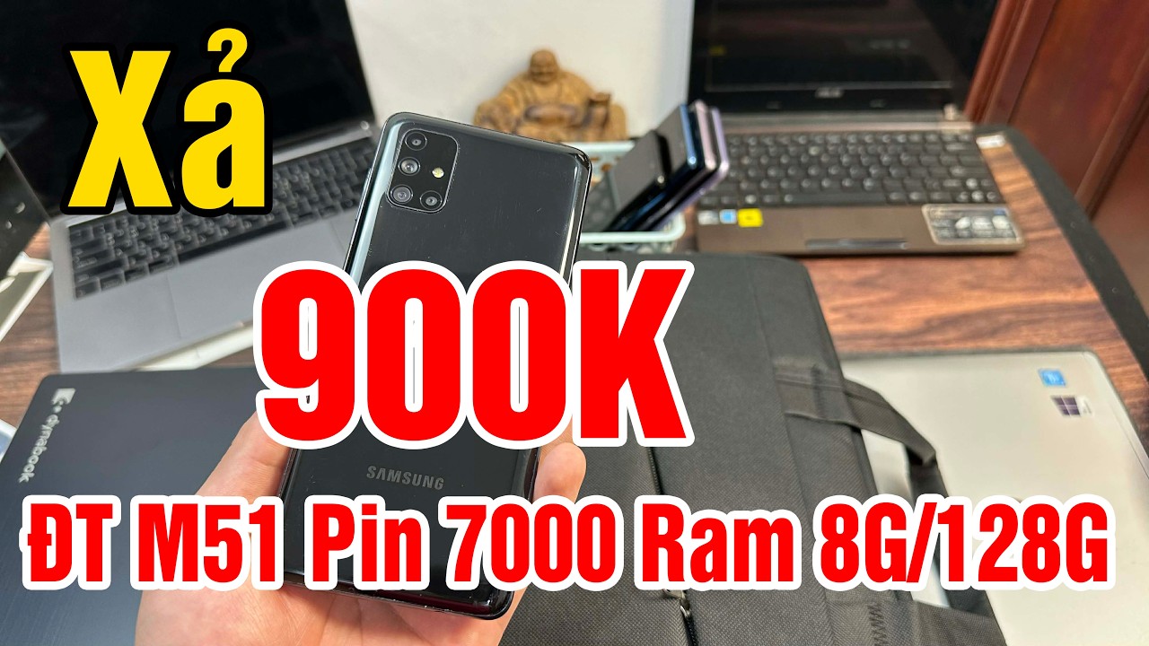 Xả ĐT Samsung M51 Pin 7000mah Ram 8G/128G Giá Có 900K | Laptop Gaming Rẻ 1Tr | Thinkpad L15 - L390