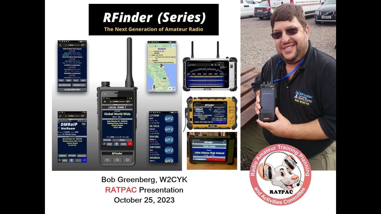 RFinder VHF/UHF Transceiver using Android Operating System- 10/25/2023