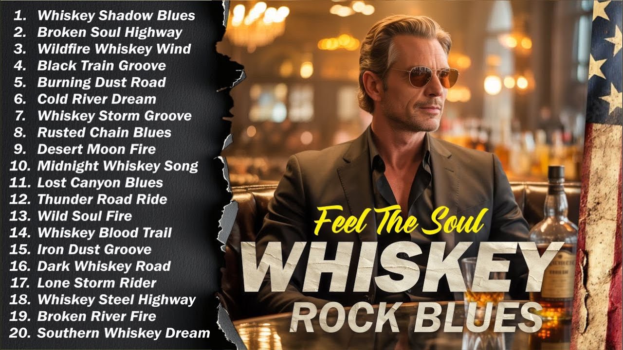 Whiskey Blues Rock 🍂 The Best of Classic Blues Songs | Relaxing Guitar Music for Night & Chill