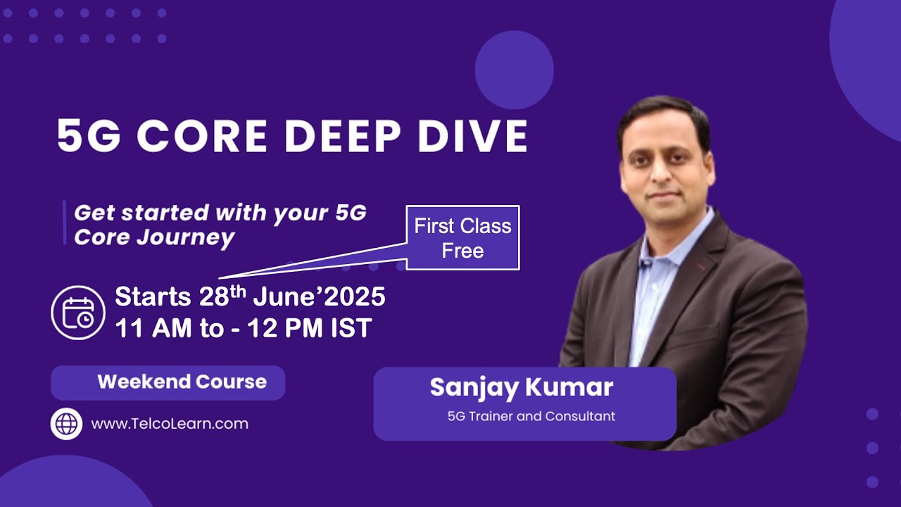 5G Core Training with Protocol Analysis | 5G Core | 5G Training | 6g Training | 5G Trainer